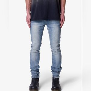 NWT! MNML Medium Blue Skinny Jeans for Men